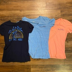 3 Women’s Salt Life Tees Medium Saltlife